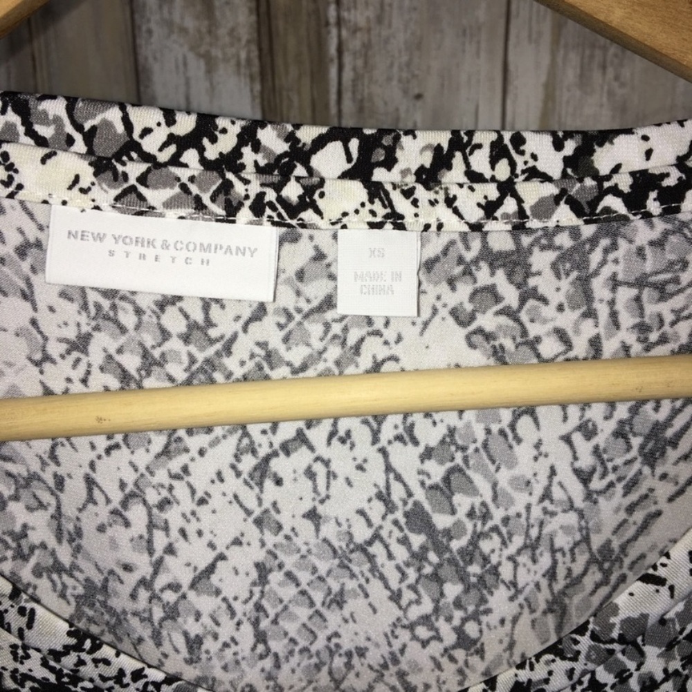 New York & Co. Snake Print Blouse - Picture 4 of 4
